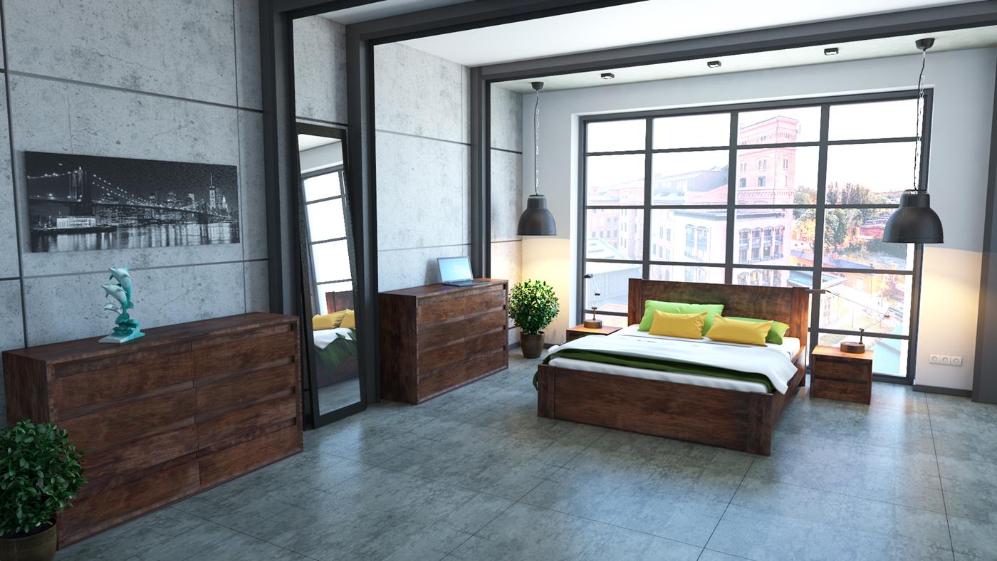 Łóżko Loft Lorenzo - Dane techniczne